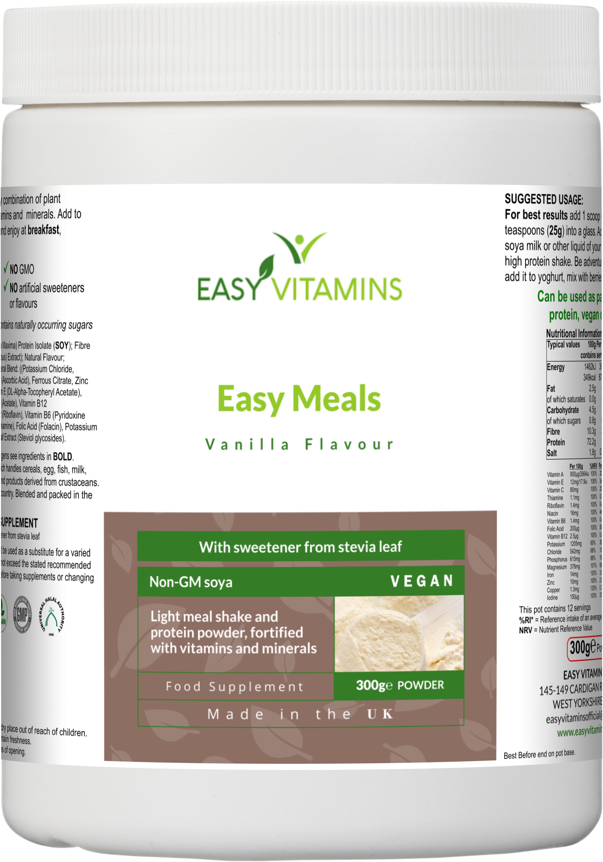 Easy Meals ( Vanilla Flavour )